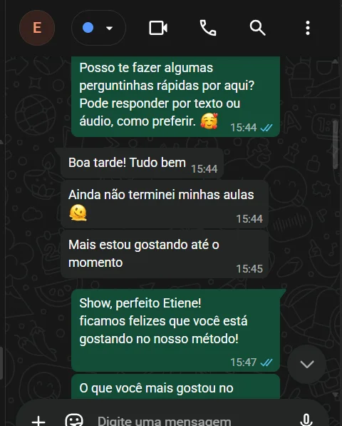 Depoimento Aluna Dona do Volante